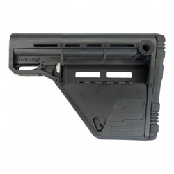 Amend2 AR-15 Modular Carbine Stock Low Storage Mil-Spec Black
