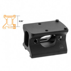 UTG Super Slim Picatinny RMR Mount Lower 1/3 Co-witness