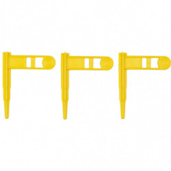 ERGO Grip Empty Chamber Flag Yellow 3Pk