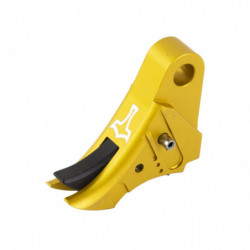 Glockmeister TYR Glock Gen 5 Trigger Gold Shoe/Black Safety