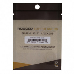 Rugged Shim Kit 1/2X28 for Aligning Muzzle Devices