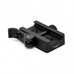 Warne QD Bipod Mount Head Picatinny Black