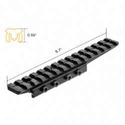 UTG Universal Dovetail to Picatinny Adaptor Mount