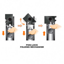 UTG Clamp-on Bipod 6.2"-6.7" Center Height