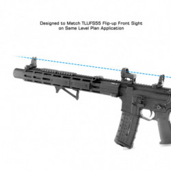 UTG PRO AR-15 Flip-up Rear Sight Manual Flip-up