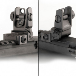 UTG PRO AR-15 Flip-up Rear Sight Manual Flip-up