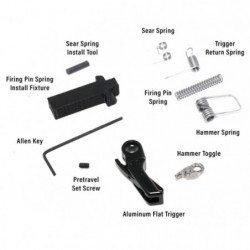 M-Carbo Ruger 5.7 Short Stroke Flat Trigger and Spring Kit Bundle