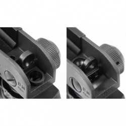 UTG AR-15 Enhanced Carry Handle Rear Sight Picatinny