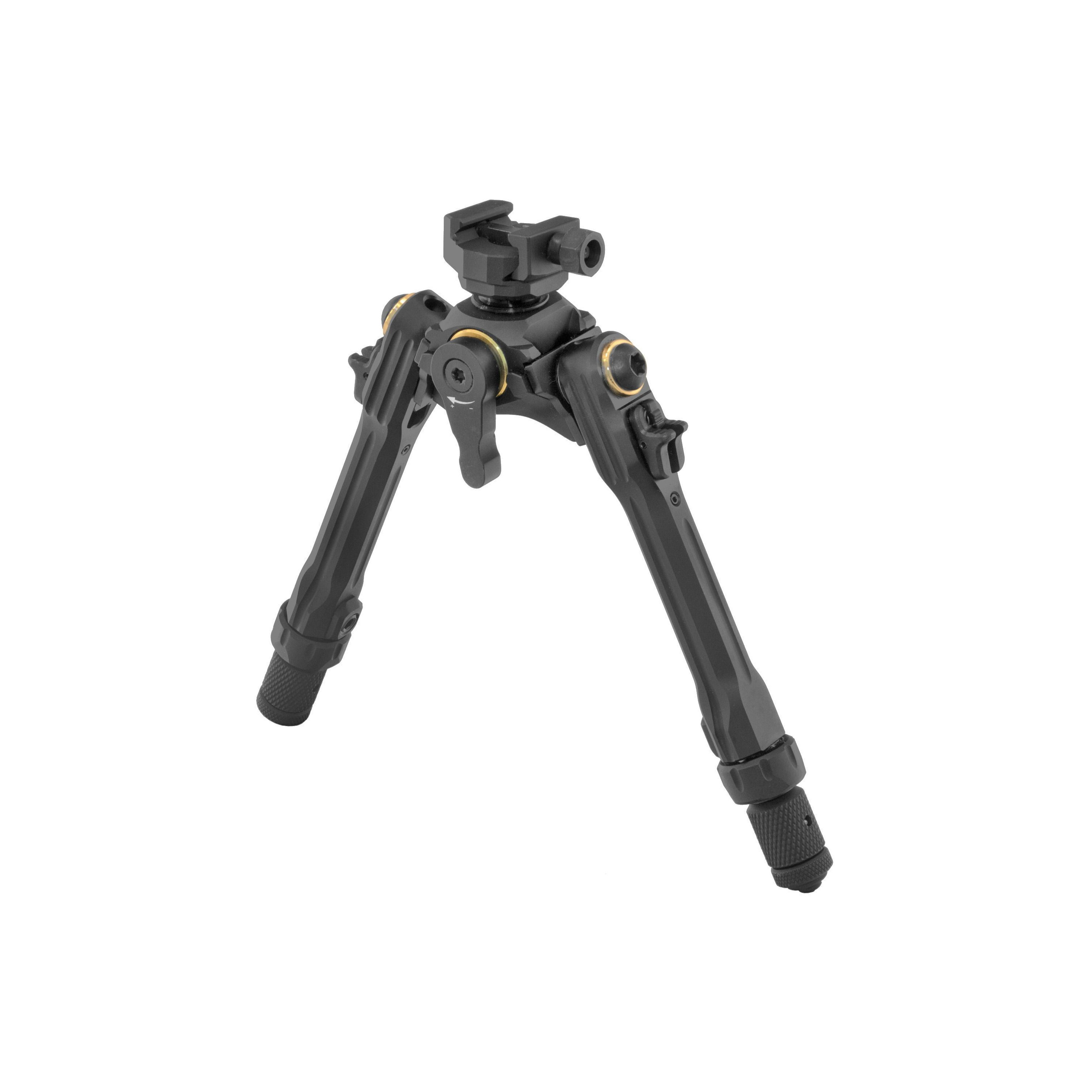 UTG PRO TBNR Bipod 7.3"-9.1" Center Height Picatinny