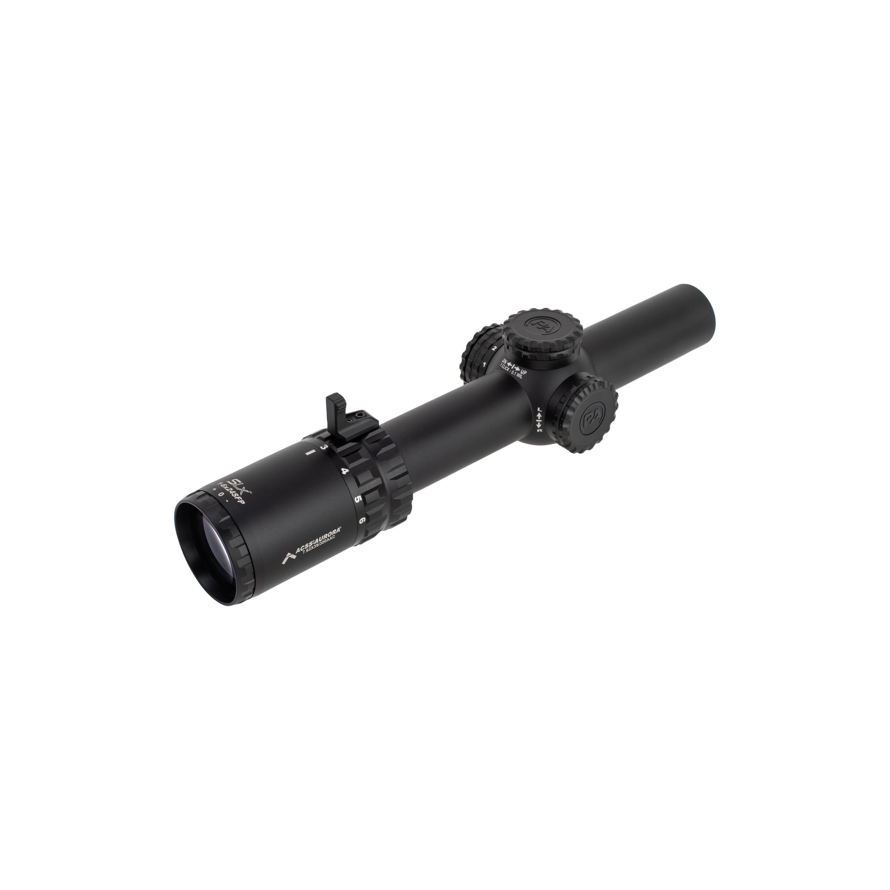 Primary Arms SLx 1-6x24 SFP Rifle Scope Gen IV - Illuminated ACSS Aurora 7.62x39/.300 BLK Yard Reticle