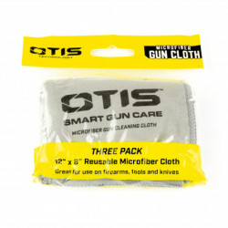 Otis Microfiber Gun Cloth 12"X8" White 3Pk