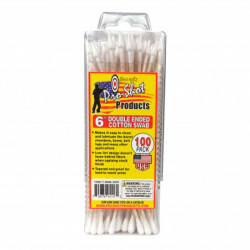 Pro-Shot Cotton Swab 6" Tapered and Regular Tip 100Pk