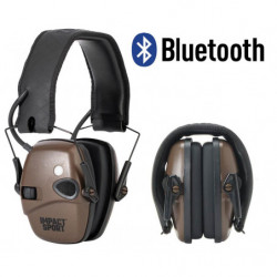 Howard Leight Bluetooth Impact Sport Shooting Earmuff FDE