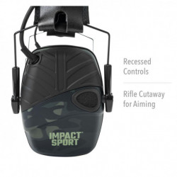 Howard Leight Impact Sport Electronic Earmuffs MultiCam Black