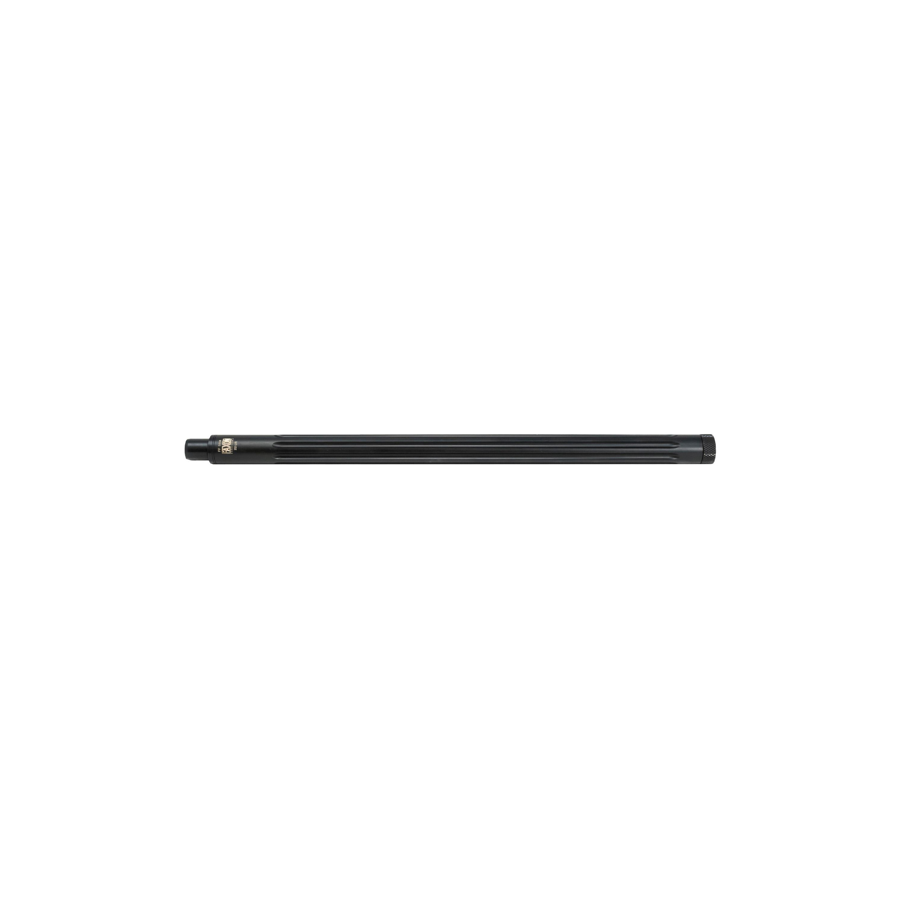 Faxon Ruger 10/22 Straight Fluted Rimfire Barrel 22LR 16" Bull Profile Black