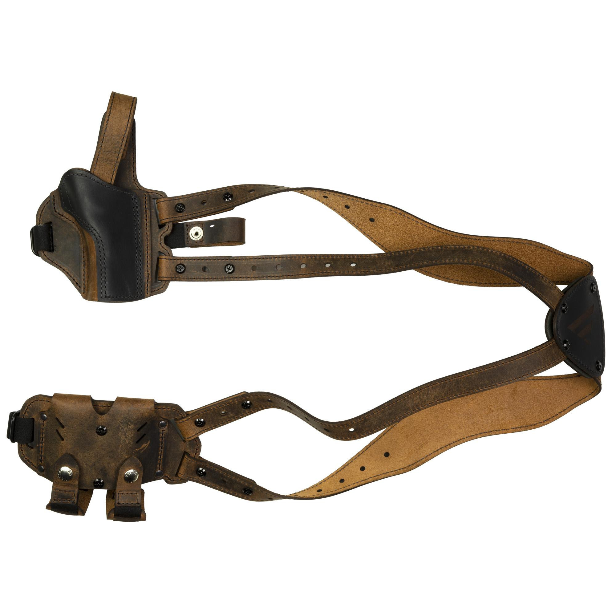 Versacarry Shoulder Holster Deluxe Distressed Brown