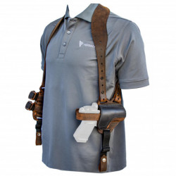 Versacarry Shoulder Holster Deluxe Distressed Brown