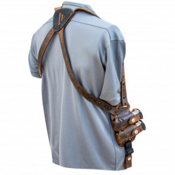 Versacarry Shoulder Holster Deluxe Distressed Brown