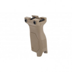 Strike Industries Angled Vertical Grip with Cable Management  Long  Picatinny  FDE