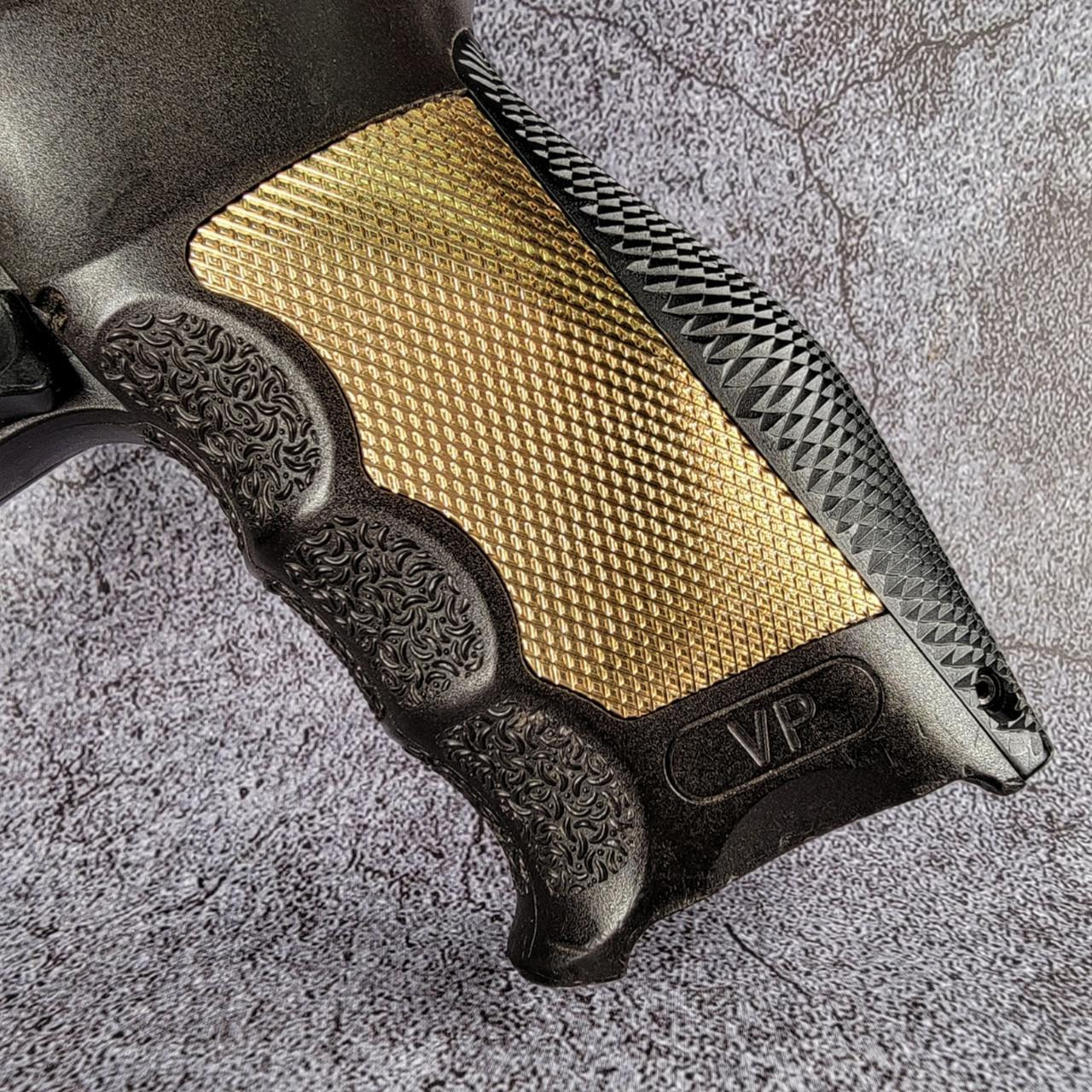 Taylor Freelance HK VP9 Grip Panels RIGHT LRG Brass