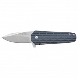 Camillus Wedge Folding Knife Silver Blade 2.25" Blue Fiberglass Handle