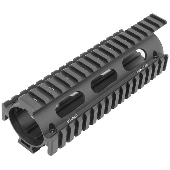 UTG AR-15 PRO 4/15 Drop In Quad Rail Handguard Carbine Extended Top Rail Black