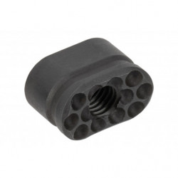 Forward Controls Design Heavy Enhanced AR-15 Magazine Release Button Nitrided 4140 Steel Dimpled