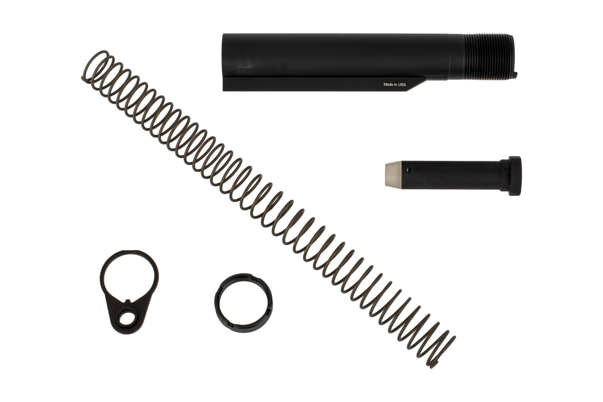 San Tan Tactical AR-15 6-Position Carbine Mil-Spec Enhanced Buffer Tube Assembly Kit