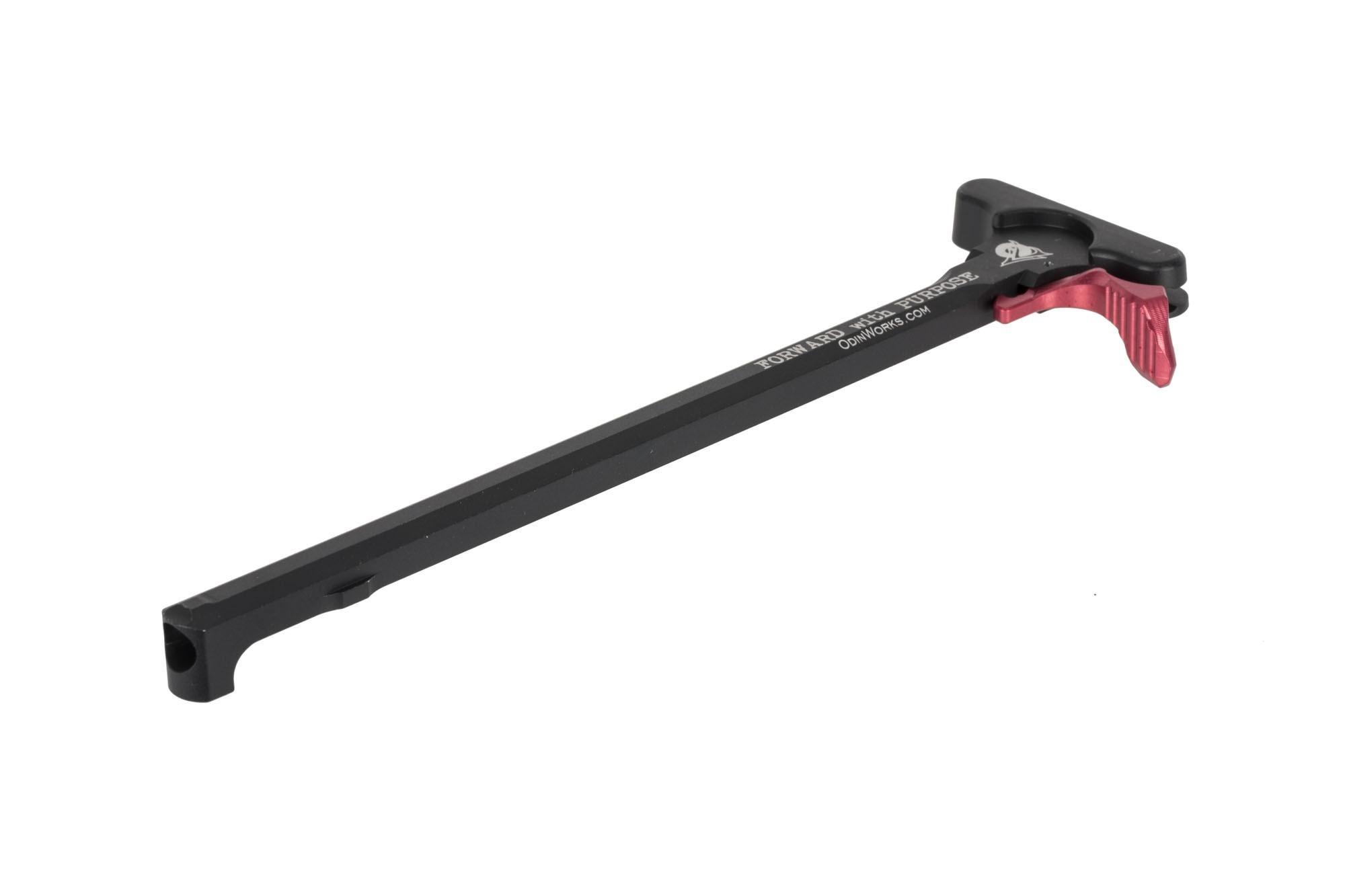 Odin Works AR-10 Extended Charging Handle Red