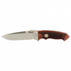 Hogue EX-F01 Fixed Knife Silver Blade 5.5" Rosewood Handle