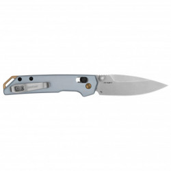 Kershaw Mini Iridium Folding Knife Silver Blade 3" Blue Handle