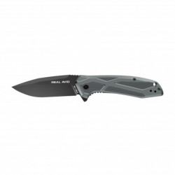 Real Avid RAV-2 Folding Knife Black Blade 3.25" Blue/Black Handle