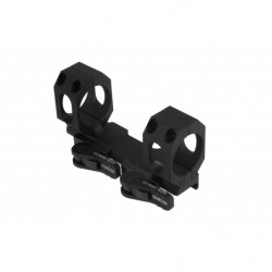 American Defense Recon Straight Low Quick Detach 30mm Scope Mount Black