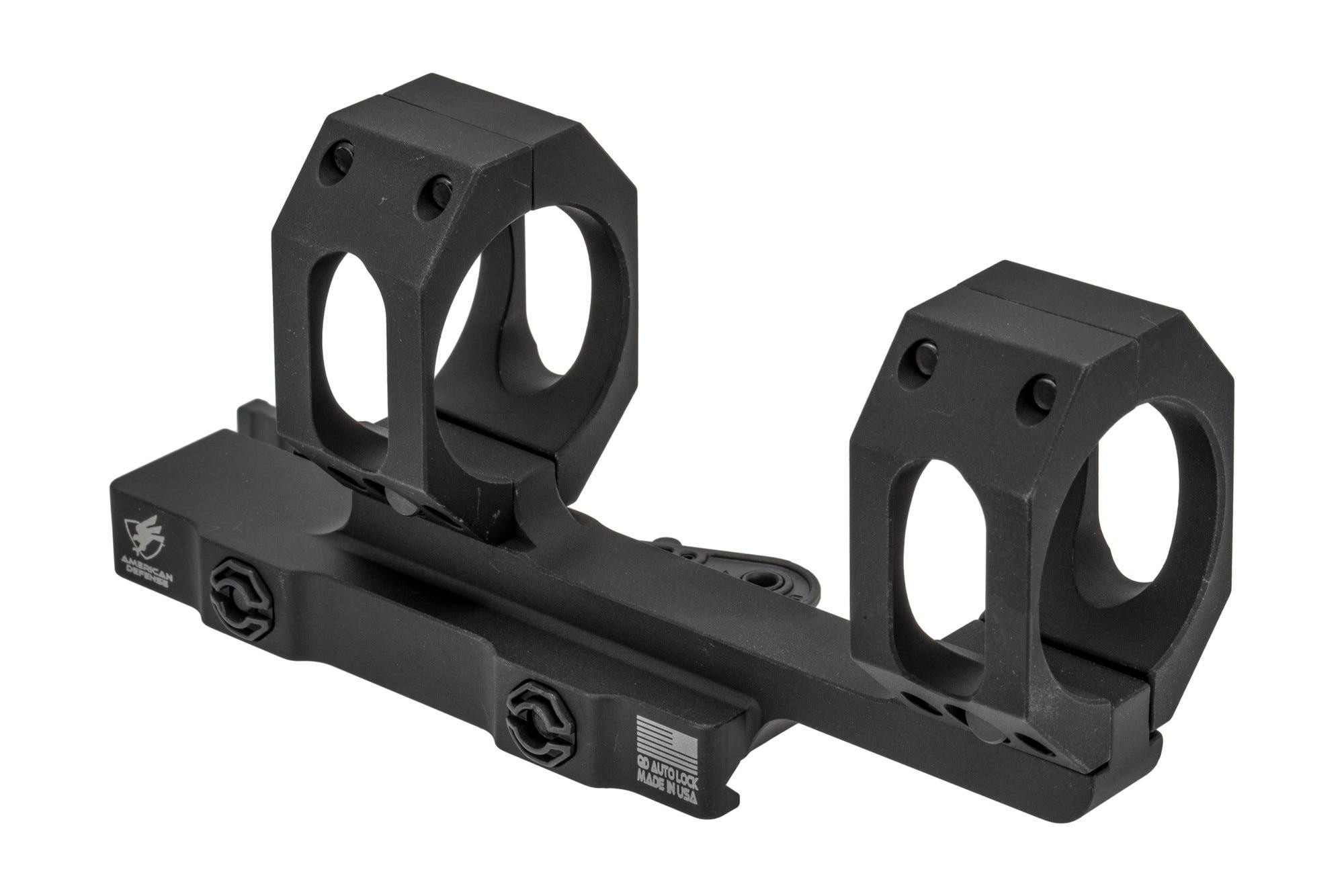 American Defense Recon Quick Detach 34mm Scope Mount Titanium Lever Black