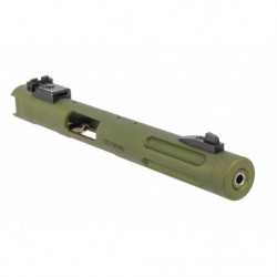 Tactical Solutions PAC-LITE Ruger Mark/22/45 Fluted Barrel OD Green 4.5"