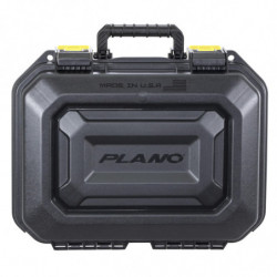 Plano All Weather 2 Two Pistol Case 14"X10"X5" Black/Yellow