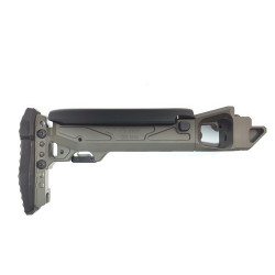 CRC 5002/9035 RPK Fixed Telescopic Buttstock with Cheek Riser by KPYK