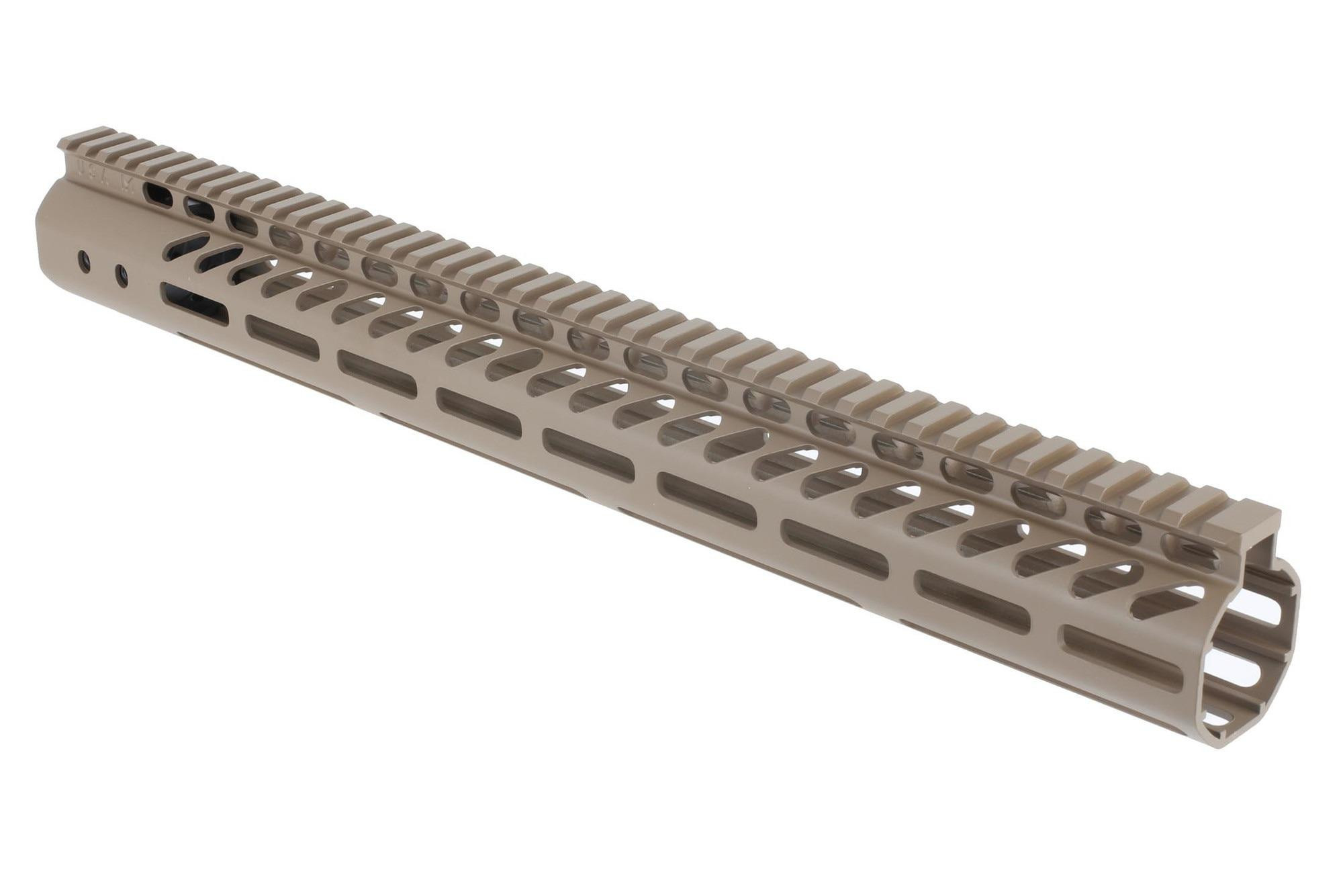 Guntec USA 16.5" .308 Ultra Lightweight Handguard DPMS Low M-LOK Flat Dark Earth