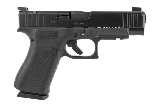 Glock Blue Label G48 MOS 9mm Pistol Ameriglo Bold Black