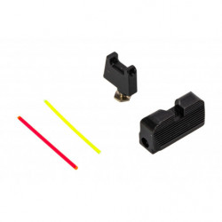 TTI Ultimate Fiber Optic Sight Set for Glock MOS Co-Witness Height