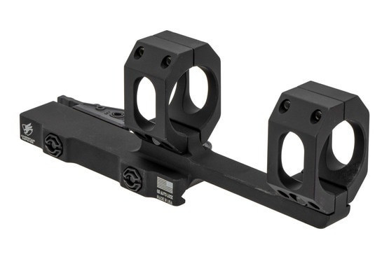 American Defense Recon Extended Quick Detach 30mm Scope Mount Titanium Lever Black