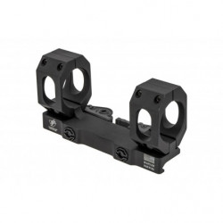 American Defense Recon Straight Low Quick Detach 30mm Scope Mount Titanium Lever Black