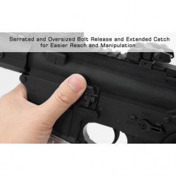 UTG AR-15 Oversized Bolt Catch Black