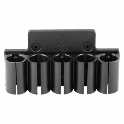 Midwest Shotgun Stock 5 Shell Holder Black