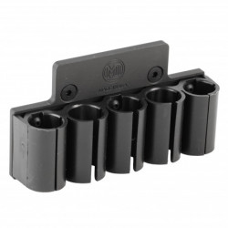 Midwest Shotgun Stock 5 Shell Holder Black