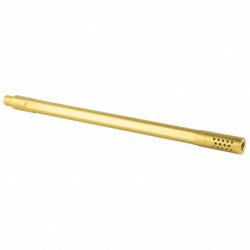 True Rimfire Barrel 16" Fluted Bull Profile Threaded Ruger 10/22 Titanium Nitride Gold