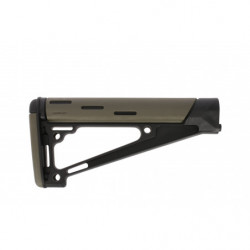 Hogue AR-15 OverMolded Fixed Buttstock Fits A2 Buffer Tube OD Green