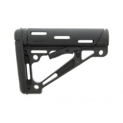 Hogue OverMolded Collapsible Buttstock Commercial Spec Black