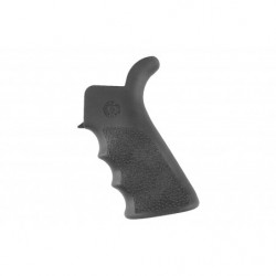 Hogue AR-15 OverMolded Pistol Grip Beaver Tail Finger Grooves Black