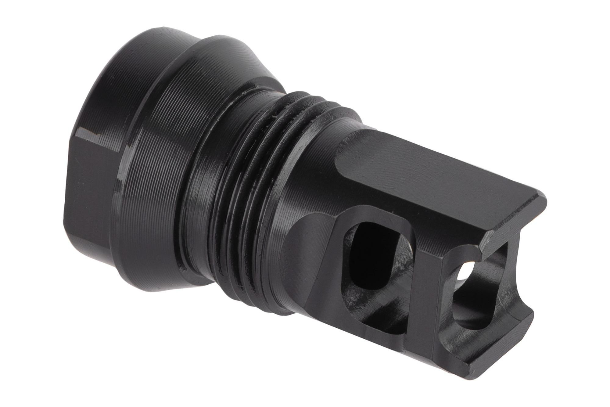 Breek Arms 2BO-S Short Single Port Muzzle Brake 30 cal 5/8x24 Thread Outside 13/16x16